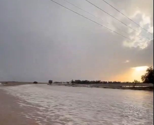 لقطات مذهلة لجريان وتدفق شعيب أوضاخ بالدوادمي