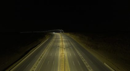 انتهاء أعمال صيانة جسر طريق الملك فهد في الخبر