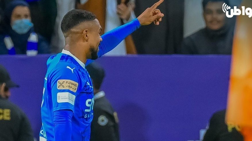 مالكوم يسجل الهدف الثاني لـ الهلال من ضربة رأسية
