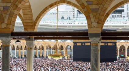 رئاسة الشؤون الدينية لـ القاصدين والزائرين في ليلة ختم القرآن: احذروا التزاحم والتدافع