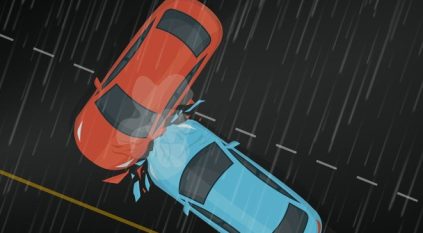 المرور : احذروا انزلاق المركبة خلال هطول الأمطار