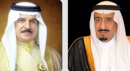 الملك سلمان يتلقى رسالة خطية من ملك البحرين