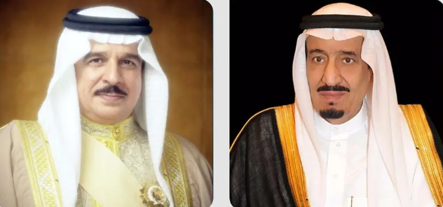 الملك سلمان يتلقى رسالة خطية من ملك البحرين