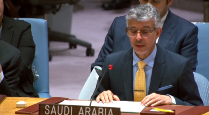 مندوب السعودية بالأمم المتحدة: من حق الشعب الفلسطيني تقرير مصيره