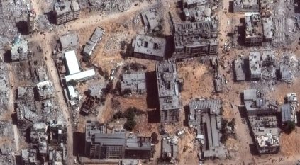 لقطات بالأقمار الصناعية تكشف دمار مستشفى الشفاء قبل وبعد القصف