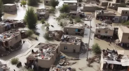 لقطات جوية مروعة لفيضانات باكستان عقب مقتل المئات