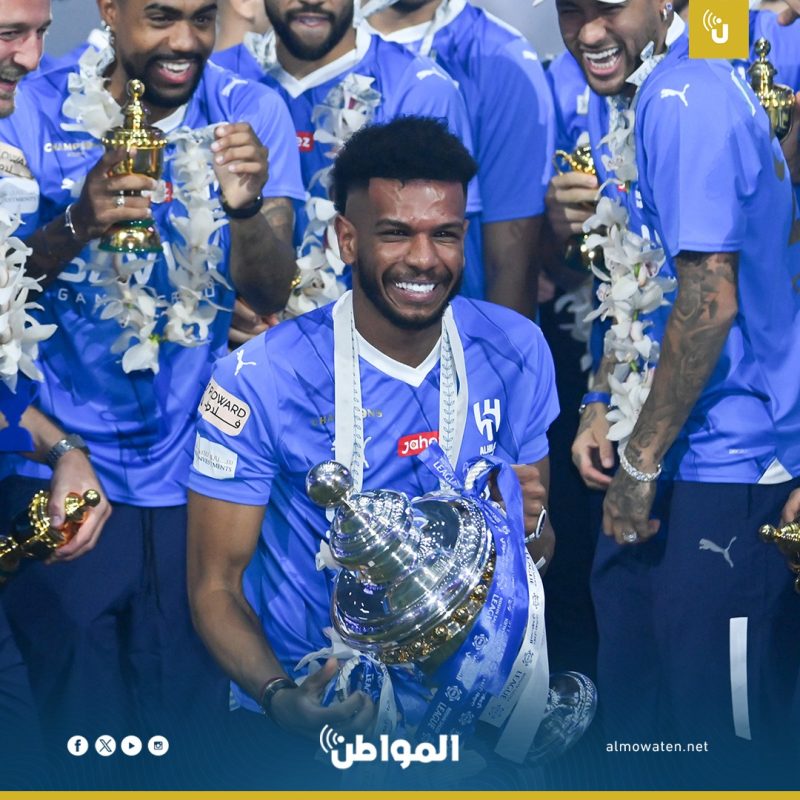 - حفل تتويج الهلال بـ دوري روشن