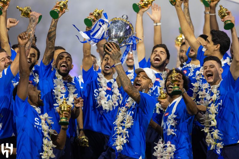 تتويج الهلال - دوري روشن - ملعب المملكة آرينا