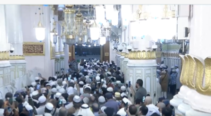 لزيارة الروضة الشريفة.. وفود عظيمة تتسابق شوقًا