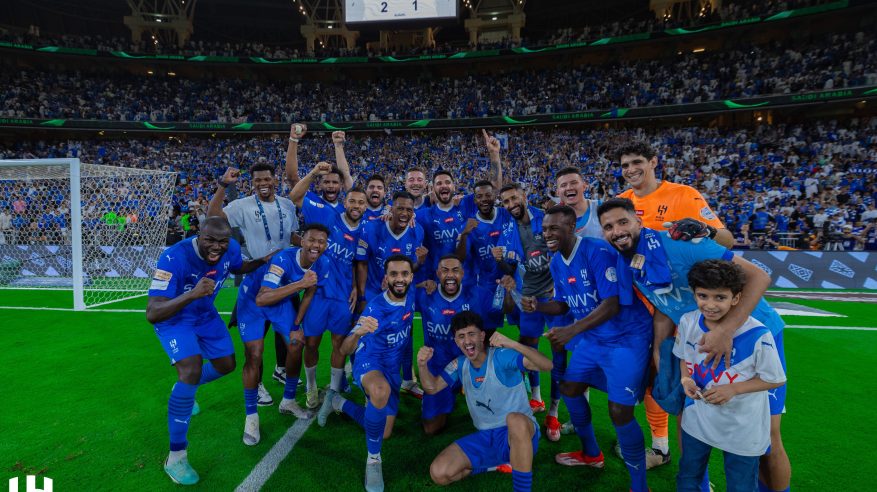 الاحتفال بأبطال الهلال في “المملكة أرينا”