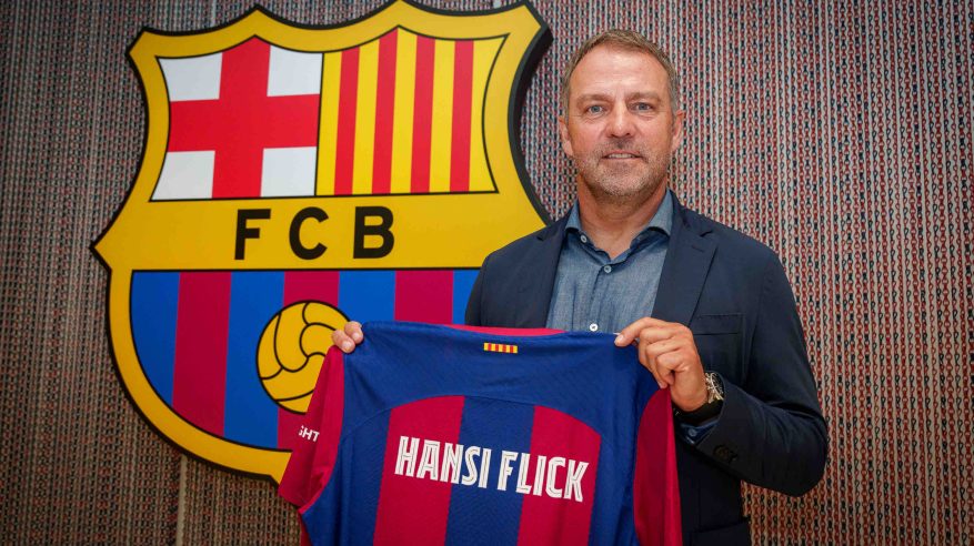 هانز فليك مدربًا لبرشلونة حتى 2026