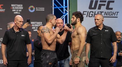 منافسو UFC يحددون وزن فئاتهم قبل 11 نزالًا مثيرًا في “المملكة أرينا”