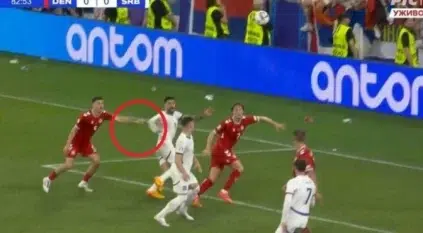 “ميتروفيتش ممثل كبير” .. ركلة جزاء غير محتسبة في لقاء الدنمارك تثير الجدل