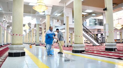 الشؤون الإسلامية تنهي جاهزية مسجد الخيف بمشعر منى لاستقبال ضيوف الرحمن
