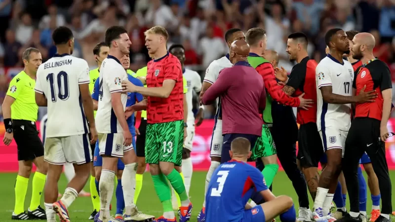 ديكلان رايس - مباراة إنجلترا ضد سلوفاكيا