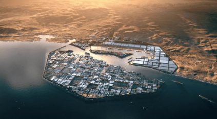 مليار دولار قيمة صفقة بناء رصيف مرن في نيوم