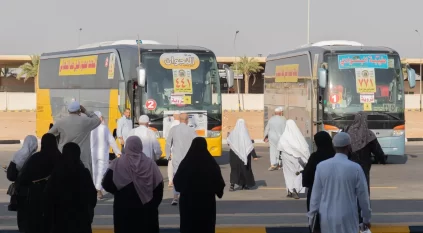 منفذ جديدة عرعر يودع الدفعة الأخيرة من الحجاج العراقيين
