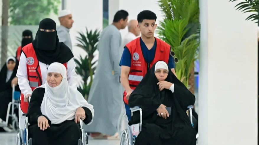 منفذ جديدة عرعر يودع طلائع الدفعة الأولى من الحجاج العراقيين