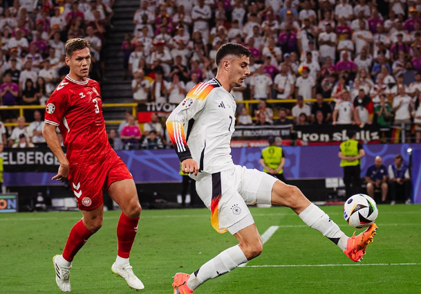 فيديو .. هدفان لـ ألمانيا ضد الدنمارك تصعد بها لربع نهائي اليورو