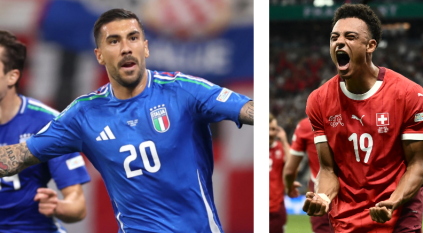 موعد مباراة إيطاليا ضد سويسرا في دور الـ16 وتردد القناة الناقلة