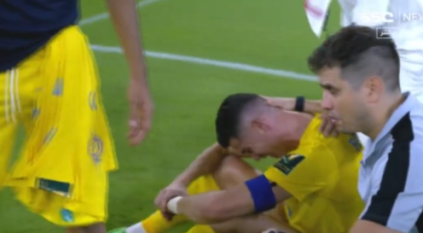 شاهد .. لحظة بكاء كريستيانو رونالدو بعد خسارة النصر