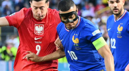 لا أهداف في الشوط الأول من مباراة فرنسا وبولندا