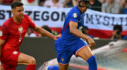 شاهد .. أول هدف لـ كيليان مبابي في بطولة اليورو أمام بولندا