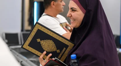 كلمات شُكر وامتنان من قلوب ضيوف الرحمن أثناء وداعهم عبر منفذ حالة عمّار