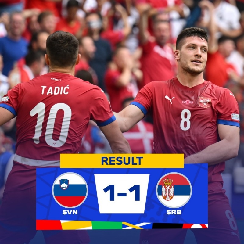 منتخب صربيا ضد سلوفينيا