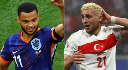 تشكيل مباراة هولندا ضد تركيا