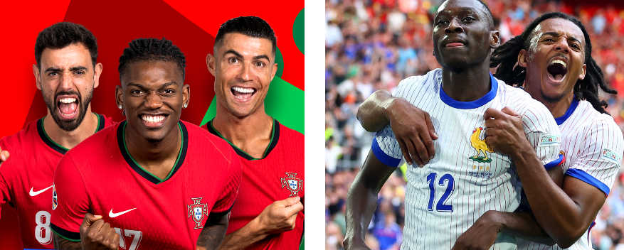 موعد مباراة البرتغال ضد فرنسا