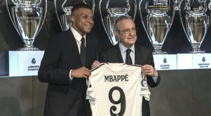 شاهد.. كيليان مبابي يوقع عقود انتقاله لريال مدريد