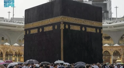 لقطات لهطول أمطار الخير على مكة المكرمة
