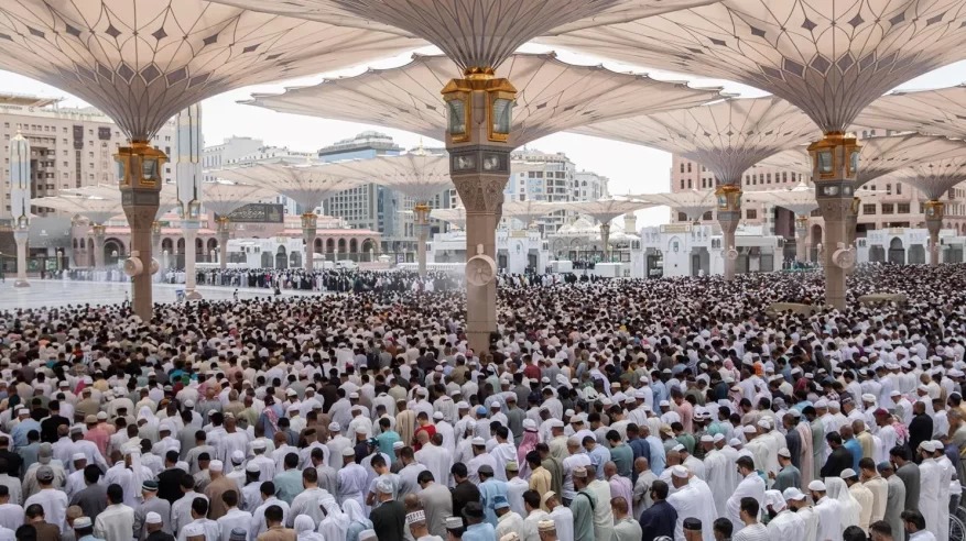 عناية متكاملة لاستقبال المصلين في المسجد النبوي يوم الجمعة