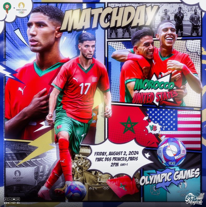 مباراة المغرب ضد أمريكا