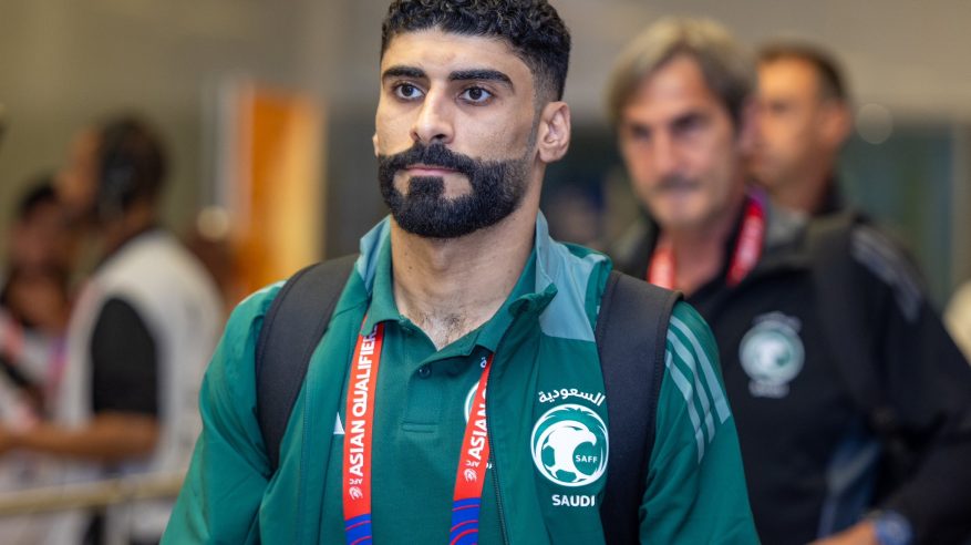 لقطات من وصول المنتخب السعودي لملعب الجوهرة