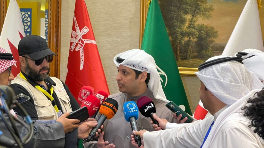 وزير الإعلام الكويتي يفتتح المركز الاعلامي لقمة الخليج