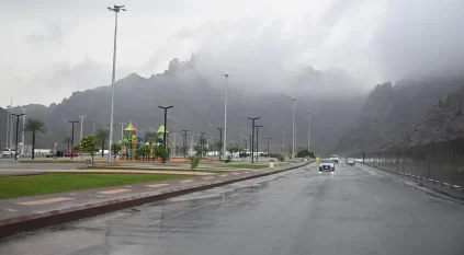 أمطار ورياح شديدة على حائل حتى الـ 11 مساء 