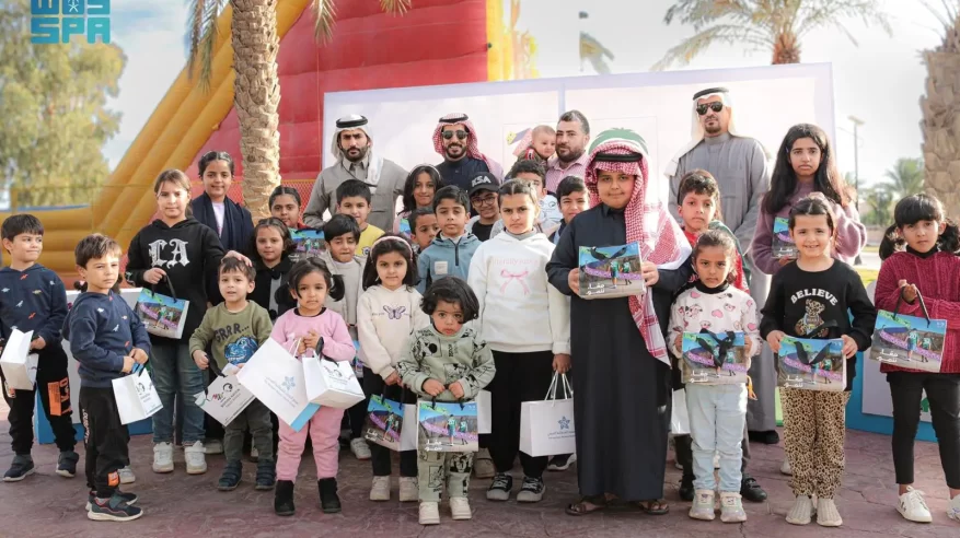 أهالي رفحاء يحتفون بفوز السعودية باستضافة كأس العالم 2034