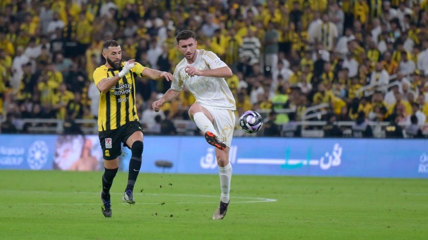 لا أهداف بين الاتحاد والنصر في الشوط الأول