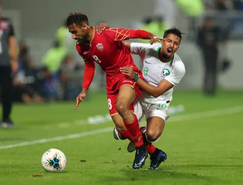 المنتخب السعودي أمام البحرين