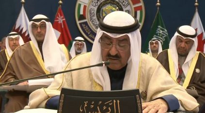 أمير الكويت : نجدد دعمنا لجهود السعودية وقيادتها للاعتراف بدولة فلسطين