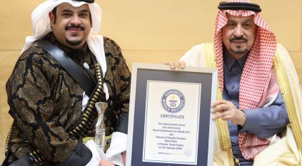 جينيس توثق أكبر عرضة سعودية احتفاء بذكرى يوم التأسيس 