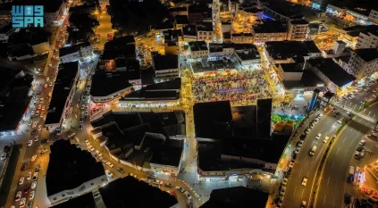 لوحة فنية حيّة.. الفوانيس المُضيئة تُزين ليالي رمضان في الباحة