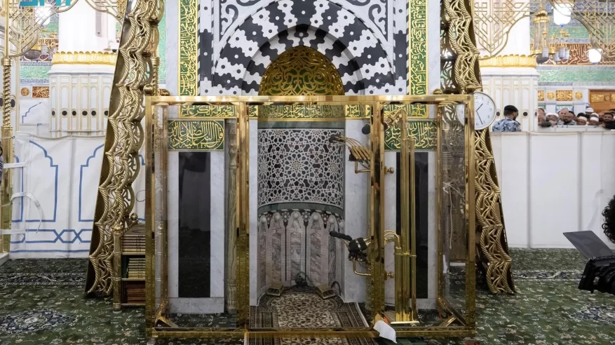 محاريب المسجد النبوي لمسات معمارية ميزتها النقوش والزخارف البديعة
