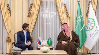 خالد بن سلمان يبحث العلاقات الثنائية مع نظيره السلوفاكي
