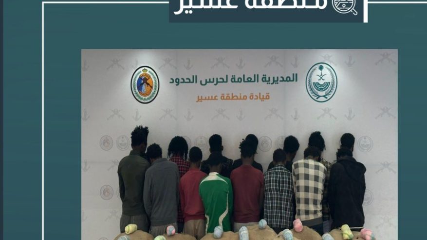 القبض على 15 مخالفًا لتهريبهم 260 كيلو قات في عسير
