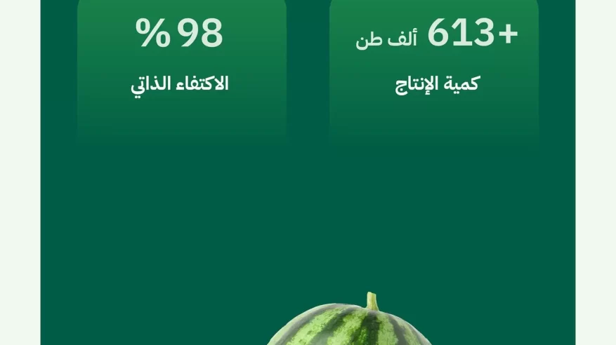 البطيخ يزيّن موائد رمضان بإنتاج يتجاوز 613 ألف طن في السعودية