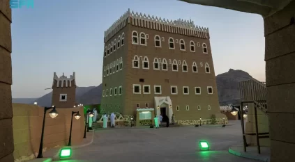 قصر العان بنجران يجذب زوار المنطقة في العيد بطراز معماري فريد
