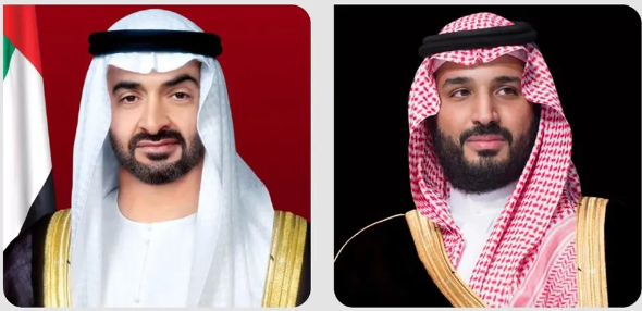 ولي العهد يتلقى اتصالاً هاتفيًّا من رئيس الإمارات هنأه فيه بحلول عيد الفطر